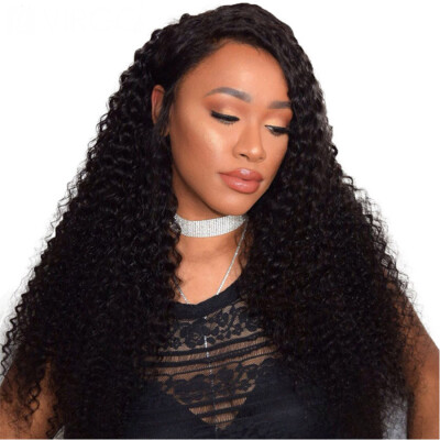 

7A malaysian Kinky Curly Hair 360 Lace Frontal With Bundles Kinky Curly With Closure 3 Bundles With 360 Lace Frontal Closure