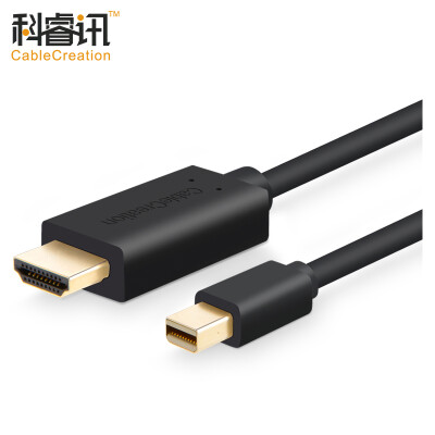 

КАБЕЛЬНОЕ СОЗДАНИЕ Mini DP to HDMI конверсионная линия mini DP1.2 4K HD Apple MacBook молния HDMI HD-телевизор с высоким разрешением линия 3 метра черный CD0063