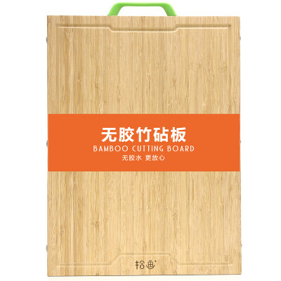 

No plastic bamboo chopping board stainless steel nails fastening bamboo cutting board fruit plate SZ-6100 (36 * 26 * 1.9cm