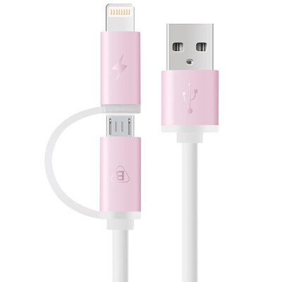 

Кабель Micro USB и Lightning 8 pin для зарядки и передачи данных Biaze K3