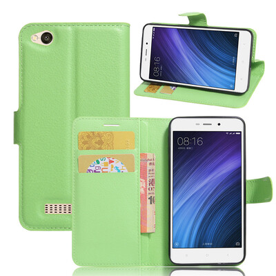 

GANGXUN Xiaomi Redmi 4A Case High Quality PU Leather Flip Cover Kickstand Anti-shock Wallet Case for Xiaomi Redmi 4A