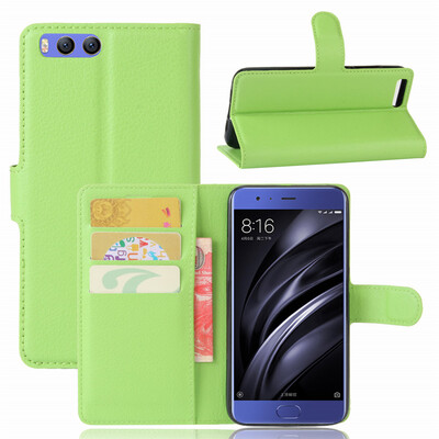 

GANGXUN Xiaomi Mi 6 Чехол из высококачественной кожи PU с флип-чехлом Kickstand Anti-shock Кошелек для Xiaomi Mi 6