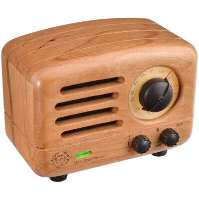 

Elvis MAOKING small prince walnut logs portable Bluetooth speaker paperback standard version