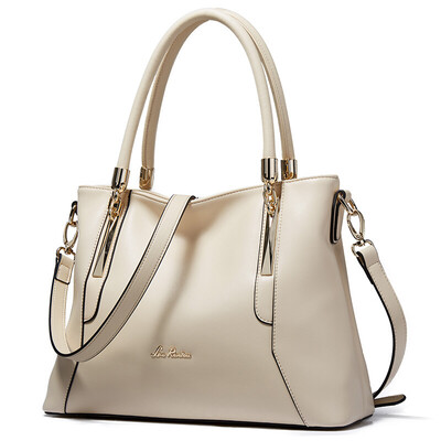 

Old head LAORENTOU handbags new handbag fashion leather shoulder bag casual lady Messenger bag 958J120L1D rice white