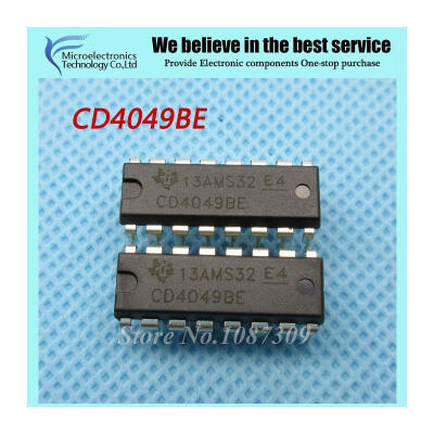 

10pcs free shipping CD4049BE CD4049 HEF4049BP DIP-16 Buffers & Line Drivers Hex Inverting new original