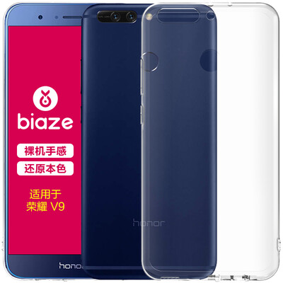 

BIAZE Huawei славы V9 телефона оболочка / защитный рукав все включена мягкая оболочка падение сопротивления прозрачных прозрачные белые свежие серий JK43-