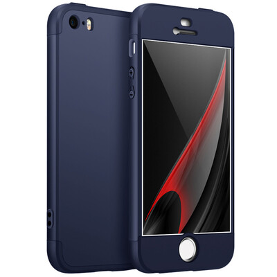 

GANGXUN iPhone se Case 360 Full Protection Ultra Slim Hard PC Protective Cover for iPhone 5S