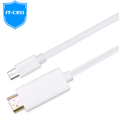 

IT-директор V08MD-1 Mini Mini DP очередь HDMI Mini DisplayPort кабель адаптера / поддерживает Thunderbolt от Apple 1,83 м белый
