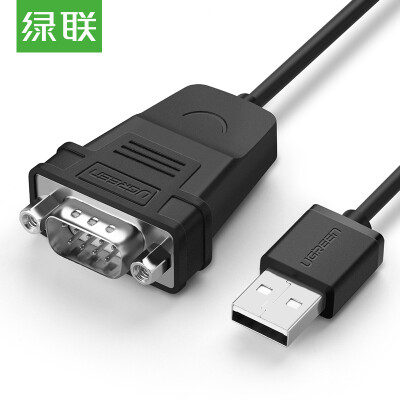 

Зеленый сустав (UGREEN) Адаптер USB кабель RS232 последовательный COM порт доступа штырьковый DB9 кабель поддержки конвертер штрих-кодов принтеры кассовой один метр 30989