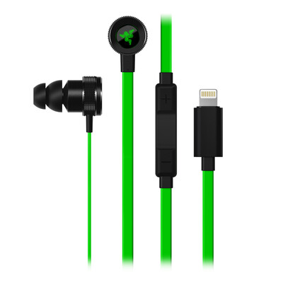 

Razer (Razer) Warhammer Shark для IOS версии (Lightning Interface) игровой гарнитуры уха наушники ухо наушники зеленый рука тур