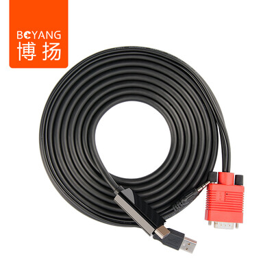 

Bo Yang (BOYANG) BY-V05 VGA to HDMI high-definition conversion line with audio band power supply computer high-definition line conversion line 5 meters
