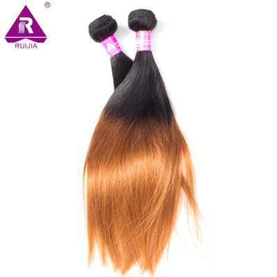 

Ombre Brazilian Hair Body Wave Bundles Two Color 1b 30 Two Tone Human Hair Weave Bundles Remy Ombre Hair Extensions 1 Piece Only