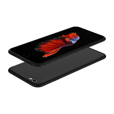

[Shell из четырех комплектов снарядов] ESCASE Apple iPhone8 / 7 Plus корпус мобильного телефона черный / красный + высокий мягкий силиконовый корпус Apple 8 / 7Plus полноэкранный черный закаленный фильм