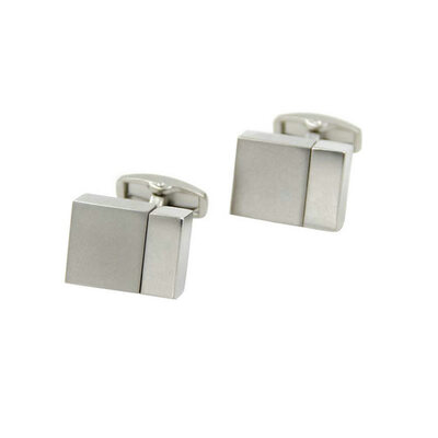 

Yoursfs@ Silver Square USB Flash Disk Eight Gigabytes Of Memory Cufflinks