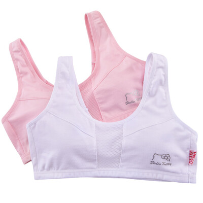 

Hello Kitty (HELLO KITTY) development period of students Corset bras girls bra girls vest underwear 2 pieces installed KTW004 A75