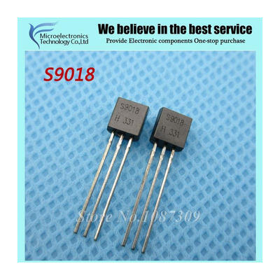 

100pcs free shipping S9018 SS9018 9018 RF Bipolar Transistors NPN30V50mA TO-92 new original