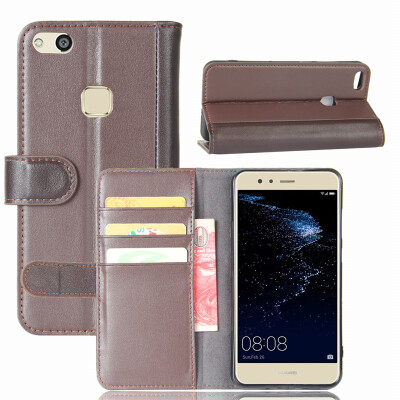 

GANGXUN Huawei P10 Lite Case Genuine Leather Magnetic Flip Cover Kickstand Card Slot Wallet Pouch for Huawei P10 Lite