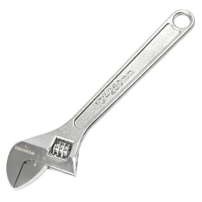 

WORKPRO W072004N Multifunctional adjustable wrench 12 inch carbon steel handle with spanner Laser scale