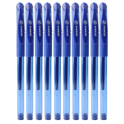 

Zebra brand ZEBRA C-JJ100 straight-type neutral pen 05mm blue 10 loaded