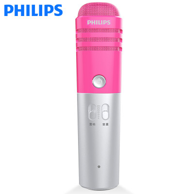 

Philips (PHILIPS) K38002 телефон микрофон и петь национальные песни K Эндрюс Apple Universal конденсаторный микрофон микрофон компьютера K песни звук молодежь версия Red Rose