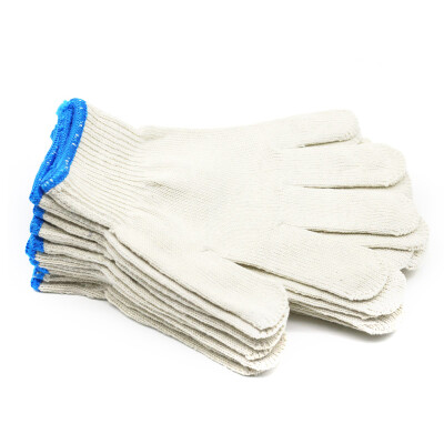 

Forgestar 10-pin encryption labor-defense white cotton gloves 210mm 5 pairs Labor Insurance Products Combination