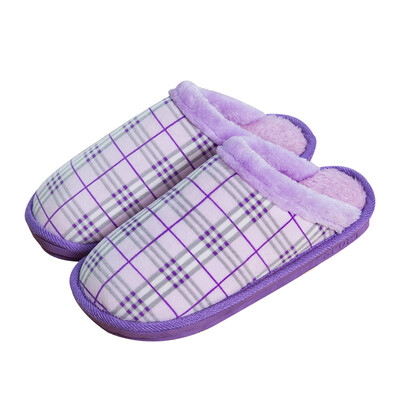 

Love couple cotton slippers home slippers female purple 270 4041 yards LJ85758