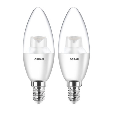 

Jingdong supermarket] OSRAM (OSRAM) LED bulb candle bubble 3.3W E14 small mouth 2700K warm color dual support