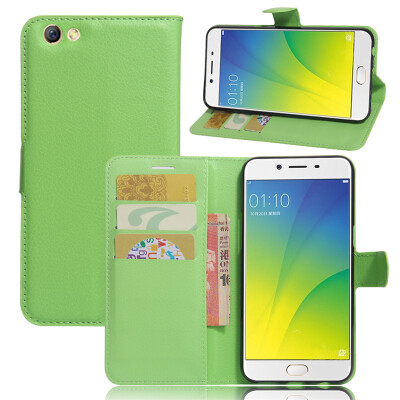 

GANGXUN Oppo F3 Plus Case High Quality PU Leather Flip Cover Kickstand Anti-shock Wallet Case for Oppo R9s Plus