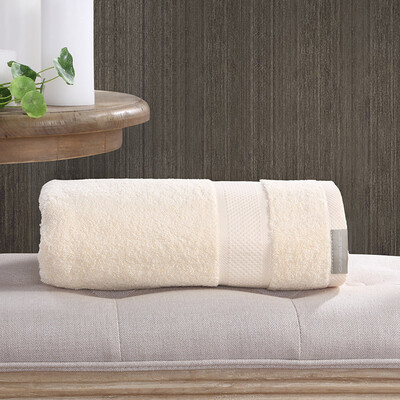 

Kangerxin five-star hotel cotton thick bath towel cotton absorbent unisex white 650g 14080cm