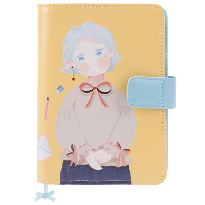 

Kinbor leather A6 handbook book schedule notebook hand book stationery notebook flamingo DTB6158