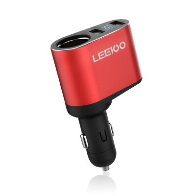 

Le Yi Leeioo car charger car charger dual USB cigarette lighter soil Hao gold