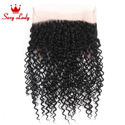 

360 Lace Frontal Closure Deep Wave 8A Indian Virgin Hair 360 Full Lace Band Frontal Closure With Baby Hair Human Hair