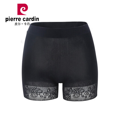 

Jingdong Supermarket] Pierre Cardin Lace Safety Pants 2 anti-light girl sat down satin seamless fashion sexy five pants shorts underwear black uniform