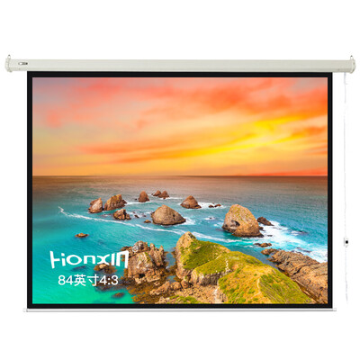 

HONXIN 84 inch 4 3 electric curtain projector projector curtain screen projection screen curtain cloth projection cloth