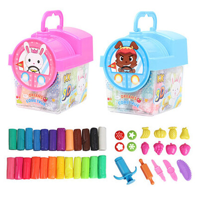 

Chicco (Zhigao KK какао магия 24 Цвета 3D цвета грязь глина игрушка локомотивной детский творческие игрушки ручной работы костюм