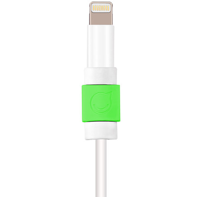 

Green Alliance Apple original data cable protective cover charging line tail anti-fold fracture protection for iphone5 / 5s / 5c / se / 6 / 6s / 6s plus / 7 / 7plus 40958 green