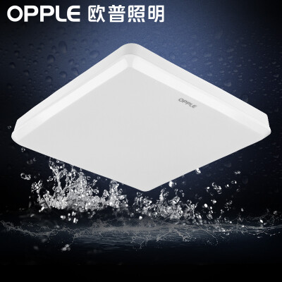 

OPPLE LED Ceiling Lamps Kitchen Bathroom Bathroom Aisle Kitchen & Bath Square Square Length 24cm 6-12 White Light