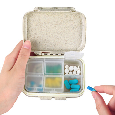 

Billion high EKOA kit upgrade portable medicine small storage box grain fiber seal dispensing box primary color