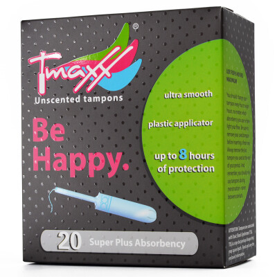 

Tmaxx refers to the type of non-scented tampons large amount 12 sticks