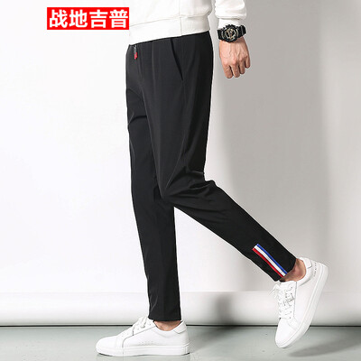 

Бойцовский джип Slim Pants Мужские повседневные брюки Комфортные спортивные штаны Ноги Брюки Брюки Мужские 17095ZTX704 Черный 4XL