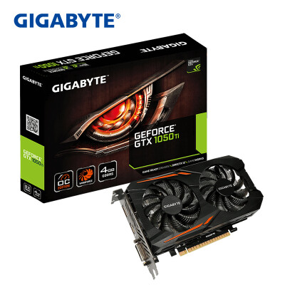 

Гигабайт (GIGABYTE) GTX 1050Ti OC 1316-1430MHz / 7008MHz 4G / 128bit GDDR5 графическая карта