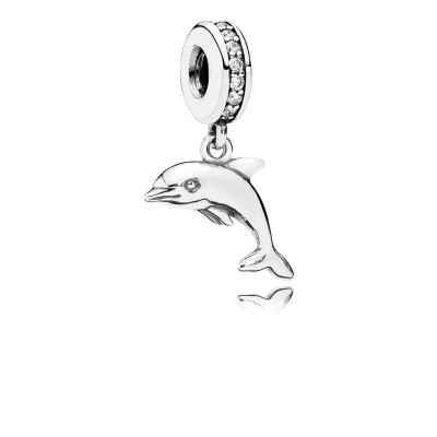 

Pandora Pandora 925 Silver Happy Little Dolphin Pendant 791541CZ