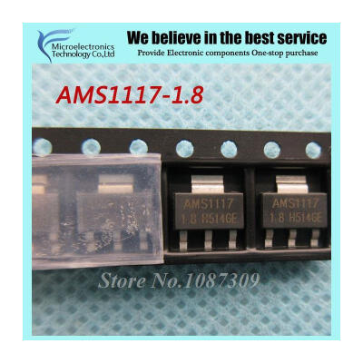 

50pcs free shipping AMS1117-1.8 AMS1117 1.8V 1A SOT-223 Voltage Regulato new original