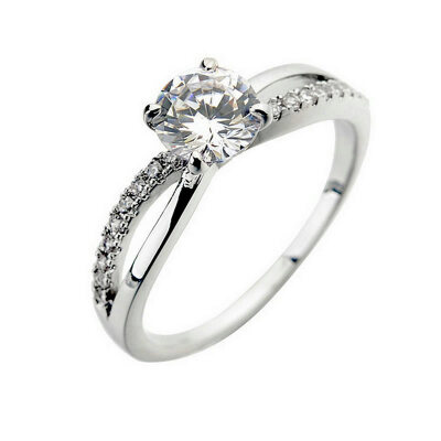 

Yoursfs@ Super Quality Wedding Rings for Women Elegance Clear zircon Shiny Finger Ring