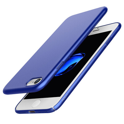 

Locke ROCK Apple 78 phone case iphone7 8 protective cover all-inclusive slim hard shell naked shell series blue
