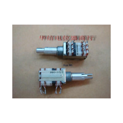 

Quadruple double adjustable potentiometer with a midpoint 100K