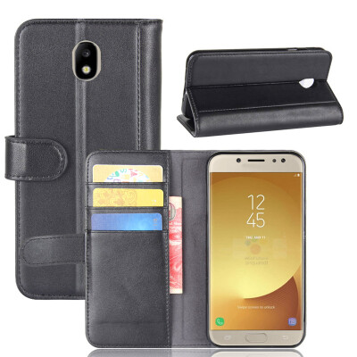 

GANGXUN Samsung Galaxy J7 2017 Case Genuine Leather Magnetic Flip Cover Card Slot Wallet Coque for Samsung J7 Pro J730 Eurasion Ve