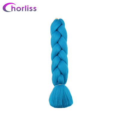 

6 шт / уп Ombre Braiding Наращивание волос Синтетический Box 24inch 100g / шт