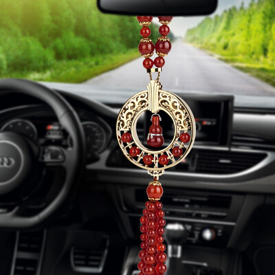 

Boliliang BLLP car pendant car decoration ornaments car white jade ornaments safety buckle jade pendant rearview mirror car with Buddha in my heart BL601 green