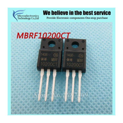 

10pcs free shipping MBRF10200CT 10200CT MBRF10200 Schottky & Rectifiers 10A 200Vrrm 110A 0.91Vf TO-220F new original